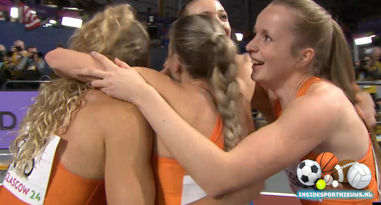 Goud en brons Nederland op 4x 400 meter estafette